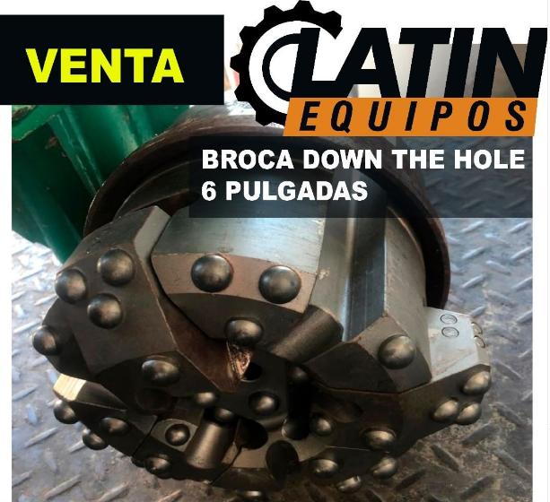 BROCA DOWN THE HOLE 6 PULGADAS
