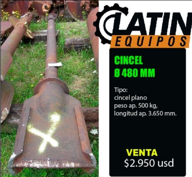 CINCEL PLANO 480mm