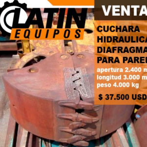 CUCHARA HIDRÁULICA DE PARED