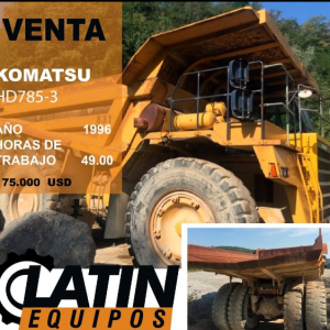 DÚMPER RÍGIDO Komatsu HD 785-3