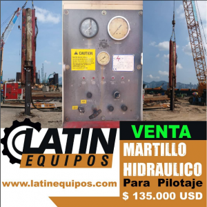 MARTILLO HIDRÁULICO DE PILOTAJE