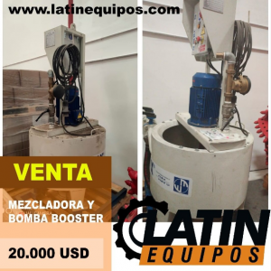 MEZCLADORA Y BOMBA BOOSTER