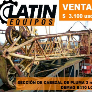 SECCIÓN DE CABEZAL DE PLUMA 3 m